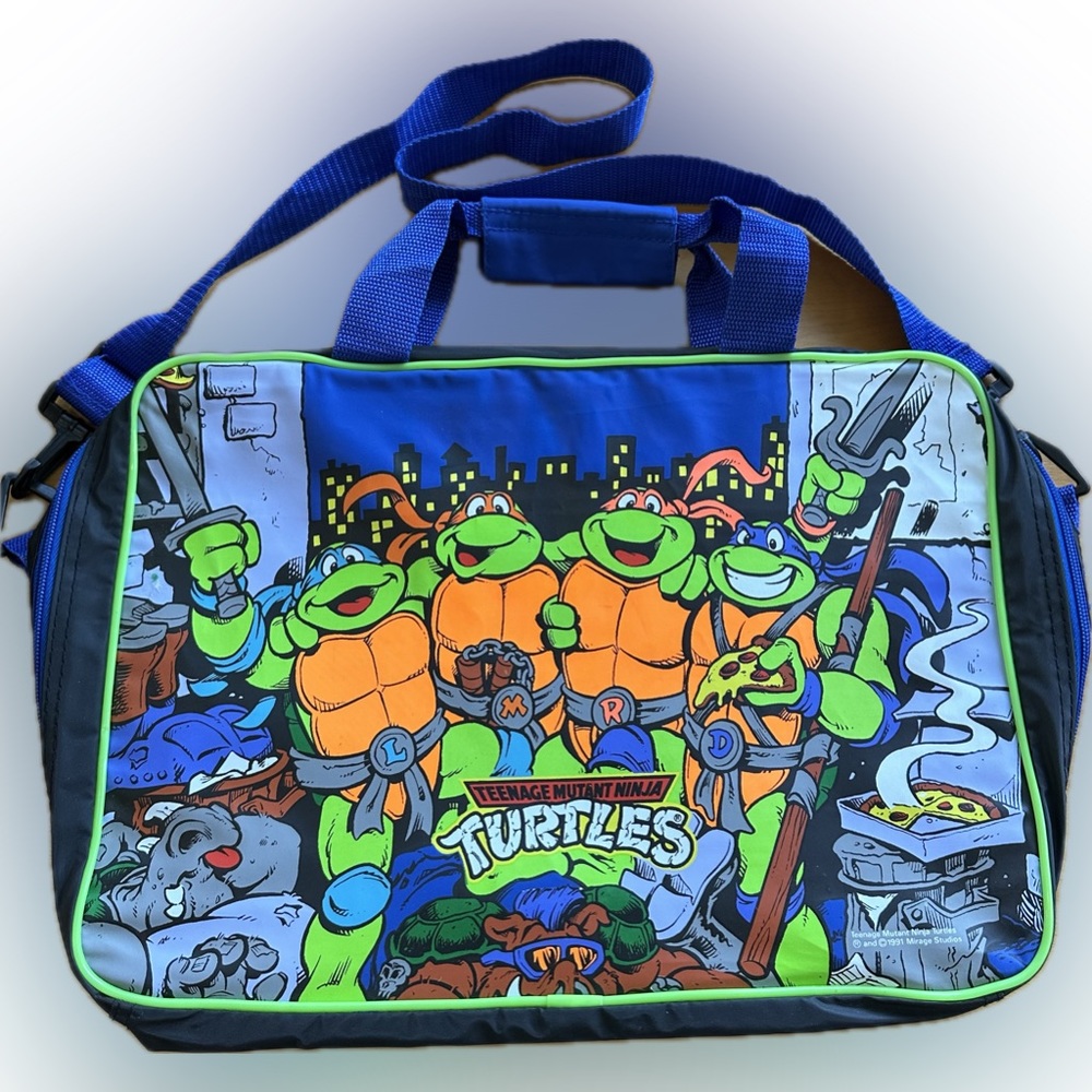 Vintage 1991 Mirage TMNT Teenage Mutant Ninja Turtles Messenger Bag